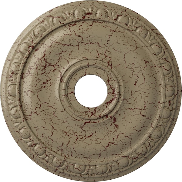 Ekena Millwork Jackson Ceiling Medallion (Fits Canopies up to 5 1/8"), 20"OD x 3 5/8"ID x 1"P, Gobi Desert Crackle CM20JAGDC - main